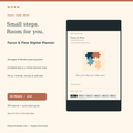 WORM Focus & Flow ADHD-Friendly Digital Planner